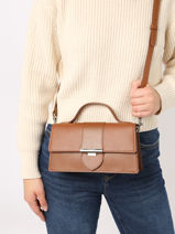 Cross Body Tas Paris Ily Leder Lancaster Bruin paris ily 10-vue-porte